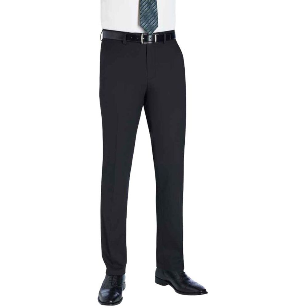 Brook Taverner Mens Eclipse Pegasus Formal Trousers / Black